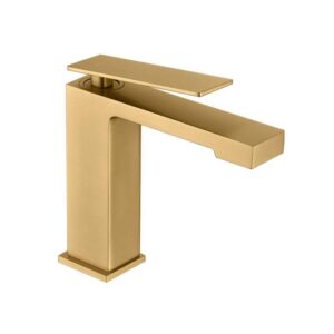 Monomando Lavabo Pisa Oro Cepillado (Imex)