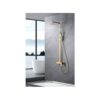 Columna Monomando Ducha Pisa Oro Cepillado (Imex)