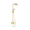 Columna Monomando Ducha Pisa Oro Cepillado (Imex)