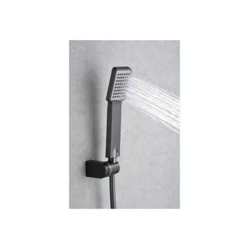 Monomando Ducha Pisa Black Gun Metal (Imex)