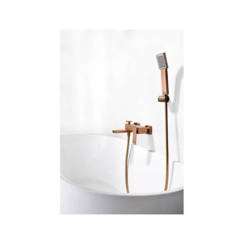 Monomando Bañera Pisa Oro Rosa (Imex)