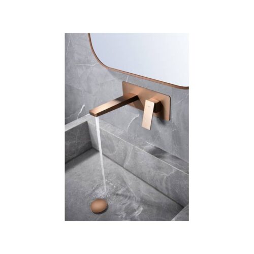 Monomando Lavabo Empotrar Pisa Oro Rosa (Imex)