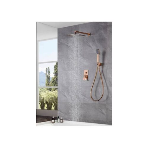Monomando Ducha Oculto Pared Pisa Oro Rosa (Imex)