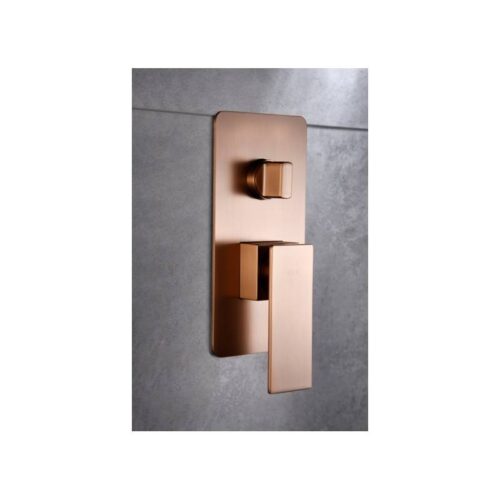 Monomando Ducha Oculto Pared Pisa Oro Rosa (Imex)