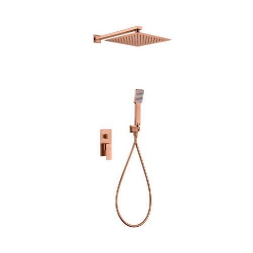 Monomando Ducha Oculto Pared Pisa Oro Rosa (Imex)