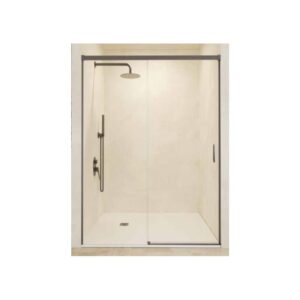 Mampara Stylo 100 Black Gun Metal ( Bathroom Screens )