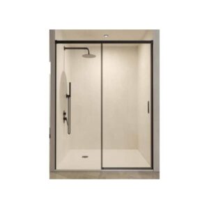 Mampara Stylo 100 Negro Mate ( Bathroom Screens )