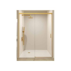 Mampara Stylo 100 Oro Cepillado ( Bathroom Screens )