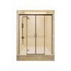 Mampara Stylo 200 Negro ( Bathroom Screens )