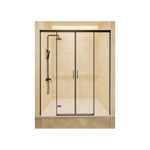 Mampara Stylo 200 Negro ( Bathroom Screens )