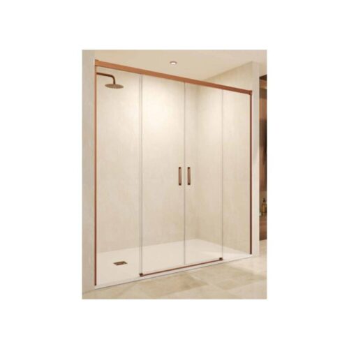 Mampara Stylo 200 Oro Rosa Cepillado ( Bathroom Screens )