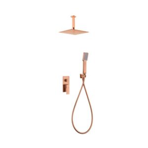 Monomando Ducha Oculto Techo Pisa Oro Rosa (Imex)