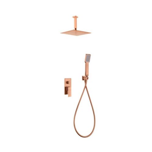 Monomando Ducha Oculto Techo Pisa Oro Rosa (Imex)