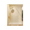 Panel Fijo Screen Oro Cepillado 6 (Bathroom Screens)
