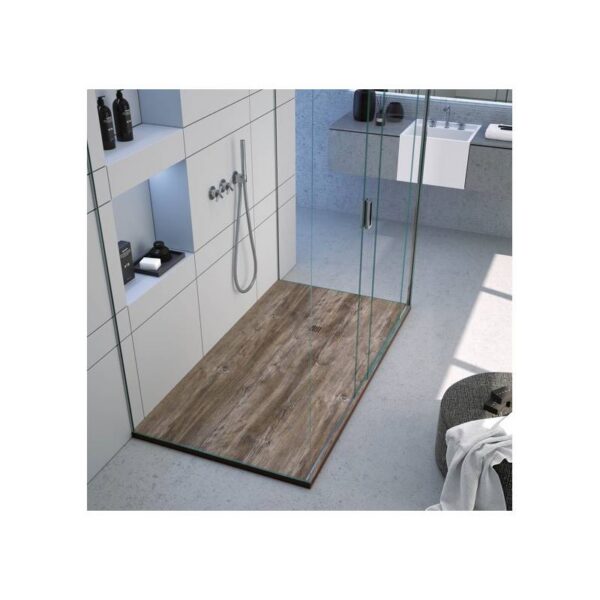 Plato Ducha Resina Baobab 3D