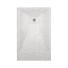 Plato Ducha Resina Granito Blanco 3D
