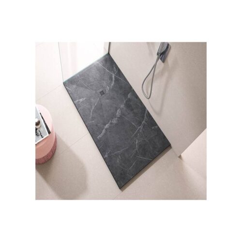 Plato Ducha Resina Marquina 3D