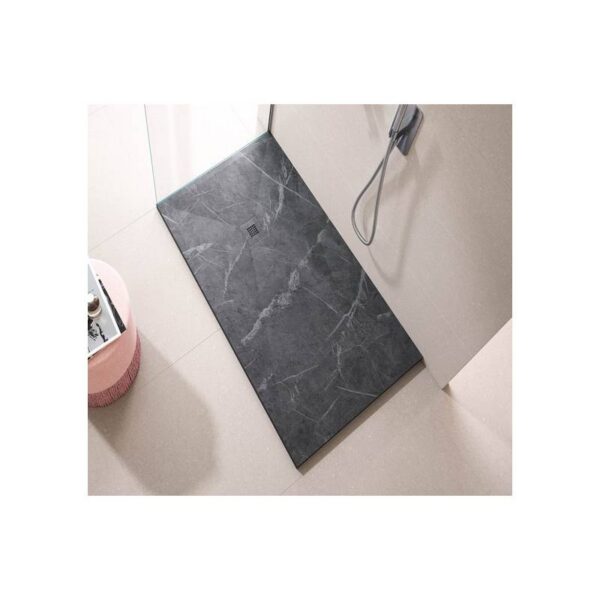 Plato Ducha Resina Marquina 3D