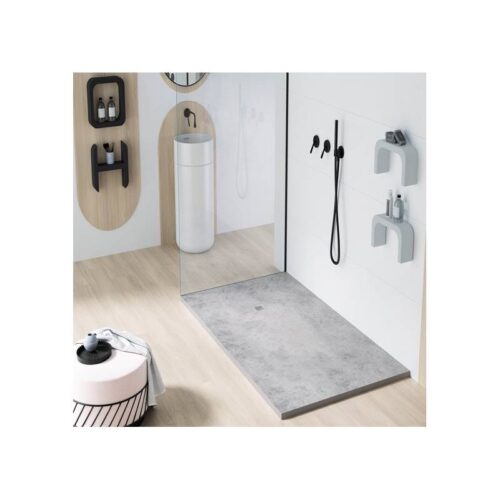 Plato Ducha Resina Microcemento 3D
