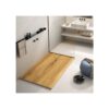 Plato Ducha Resina Roble 3D