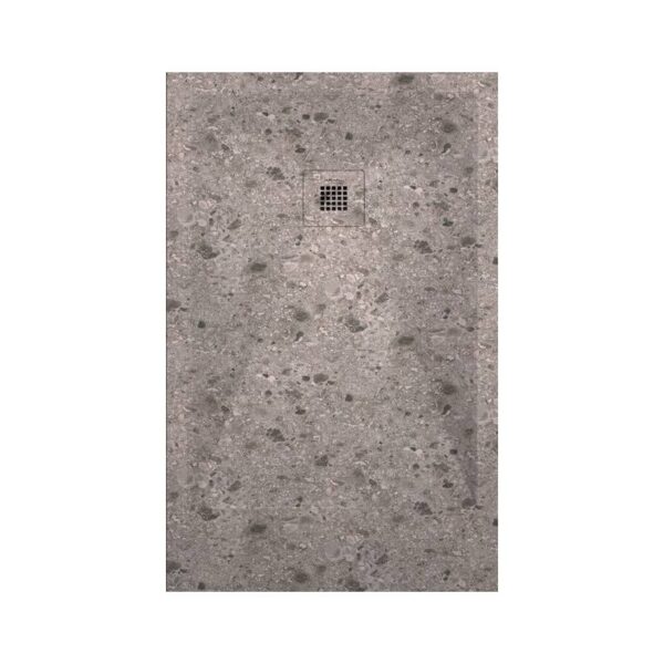 Plato Ducha Resina Terrazo Beige 3D