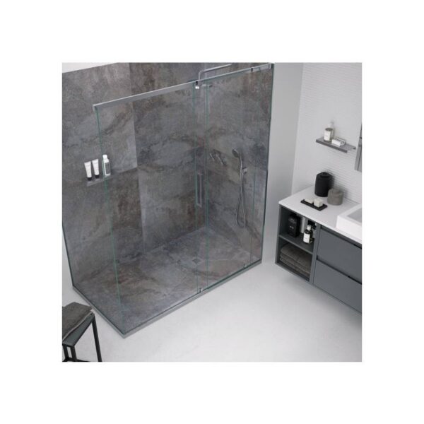 Plato Ducha Resina Cemento 01 3D