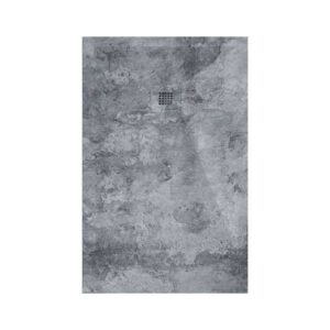 Plato Ducha Resina Cemento 07 3D