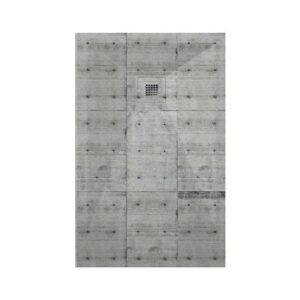 Plato Ducha Resina Cemento 08 3D