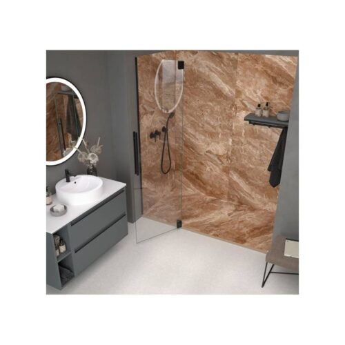 Plato Ducha Resina Emperador Claro 3D