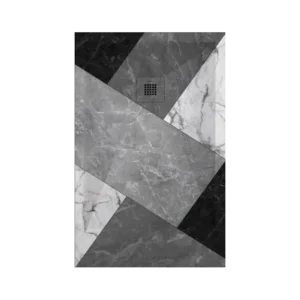 Plato Ducha Resina Mosaico BN 02 3D