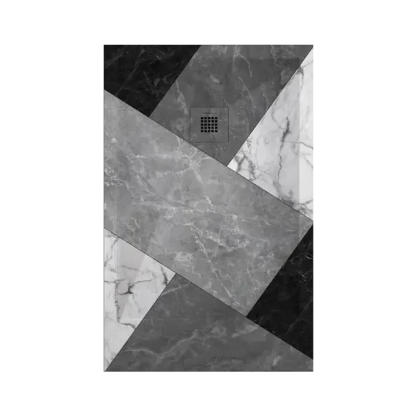 Plato Ducha Resina Mosaico BN 02 3D