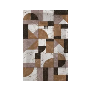 Plato Ducha Resina Mosaico Color 01 3D