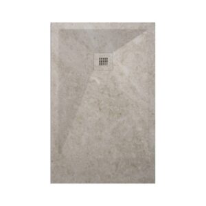 Plato Ducha Resina Moscato Crema 3D
