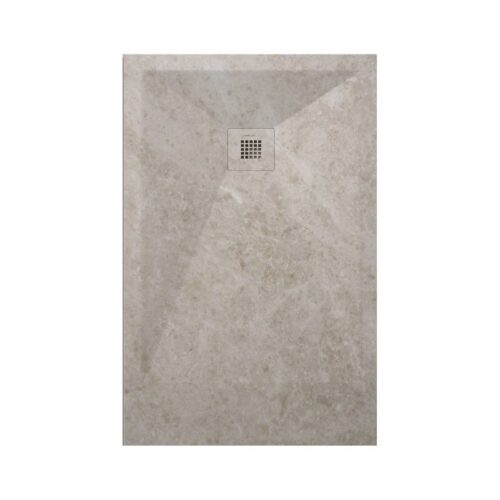 Plato Ducha Resina Moscato Crema 3D
