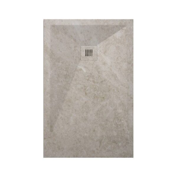 Plato Ducha Resina Moscato Crema 3D