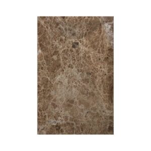 Plato Ducha Resina Oasis Marrón Claro 3D
