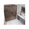 Plato Ducha Resina Rain Forest Brown 3D