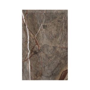 Plato Ducha Resina Rain Forest Brown 3D
