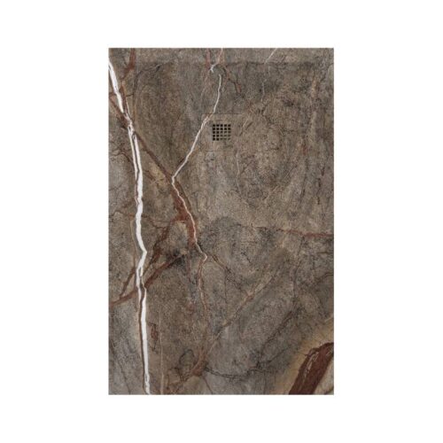 Plato Ducha Resina Rain Forest Brown 3D