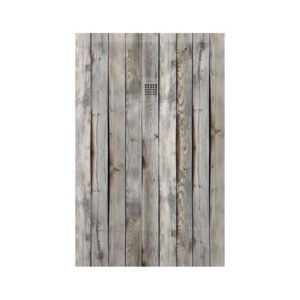 Plato Ducha Resina Rustico 3D