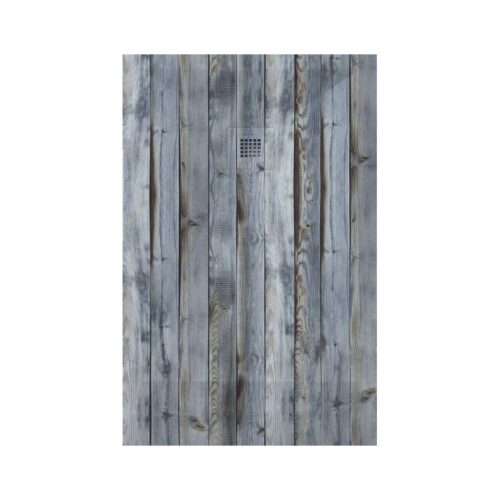 Plato Ducha Resina Rustico Azul 3D