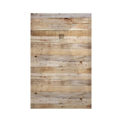 Plato Ducha Resina Rustico Natural 3D