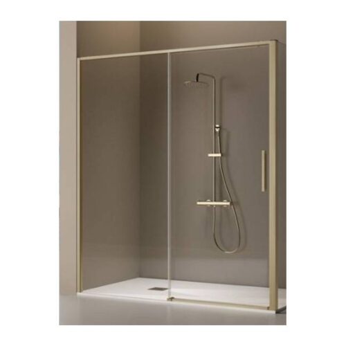 Mampara Delta 100 Oro Cepillado (Kassandra)